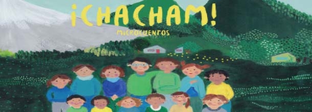 Ilustración de niños que ilustra libro de microcuentos