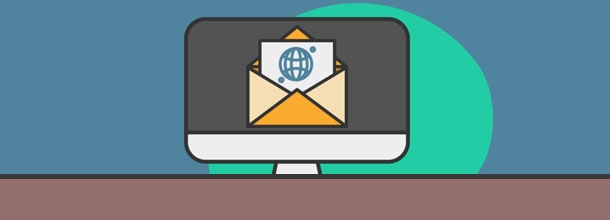 Ilustración sobre correo electrónico