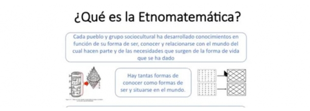 Esquema que explica que es la etnomatemática