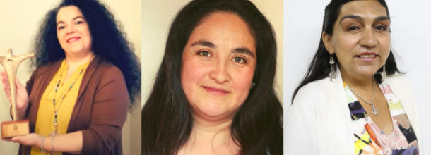 Fotografía de tres integrantes del Campus premiadas por la UC