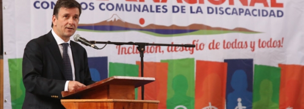Vicerrector Juan Larraín participó en la inauguración del XIX Encuentro Nacional de Consejos Comunales de la Discapacidad