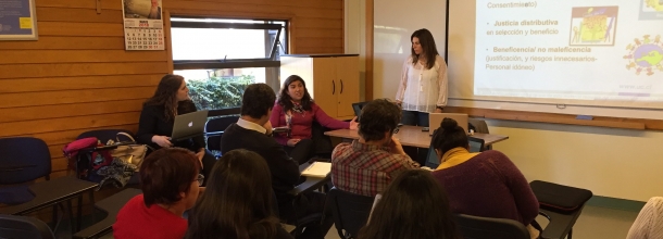 Ética y sus alcances fueron abordados en taller impartido en el campus Villarrica UC