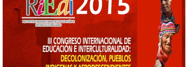 Afiche III Congreso Internacional de Educación e Interculturalidad