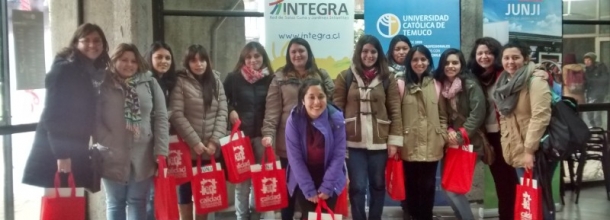 Alumnos del campus Villarrica participaron del II Seminario de Calidad en Educación Parvularia