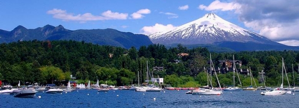 Foto panoramica Volcan Villarrica