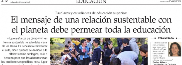 El mensaje de una relación sustentable con el planeta debe permear toda la educación